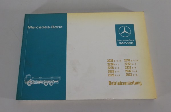 Betriebsanleitung / Handbuch Mercedes-Benz LKW NG 80 2026 - 2632 Stand 05/1980