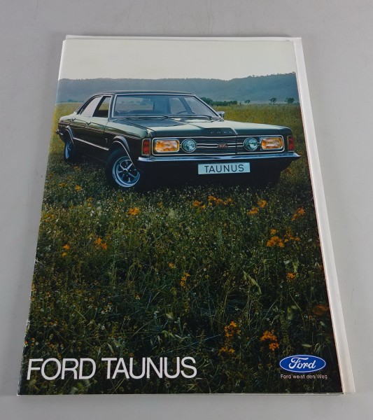 Faltprospekt / Broschüre Ford Taunus TC 71 "Knudsen" Stand 1970 - 1973