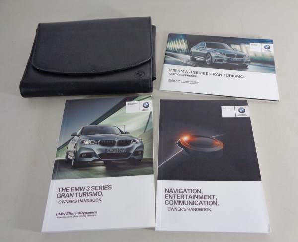 Owner's Manual + Wallet BMW 3-Series Gran Turismo F30 320i - 335d / xDrive 2014