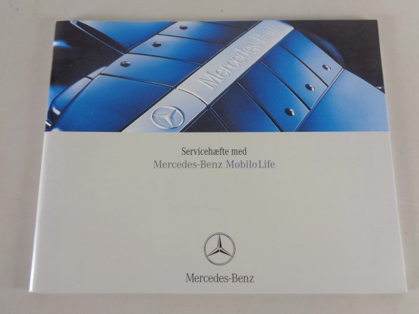 Scheckheft Mercedes Benz C-Klasse W203 & E-Klasse W211 auf Dänisch von 03/2003