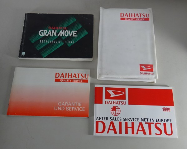 Bordmappe + Betriebsanleitung Daihatsu Gran Move Stand 1998