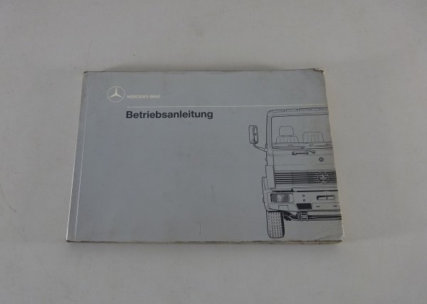 Betriebsanleitung Mercedes Benz LKW leichte Klasse LK 709 - 1520 von 02/1989