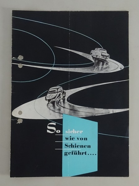 Prospekt / Broschüre Bilstein Stossdämpfer Stand 1955