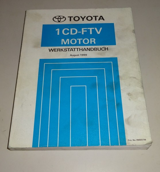 Werkstatthandbuch Toyota 2,0 D-4D 1CD-FTV Motor Toyota Previa Stand 08/1999