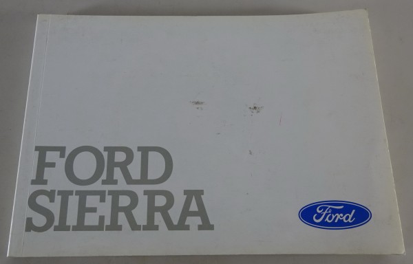 Betriebsanleitung / Handbuch Ford Sierra Stand 03/1987