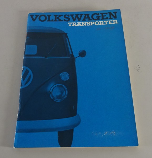 Betriebsanleitung VW Bus / Transporter / Samba T1 Stand 08/1965