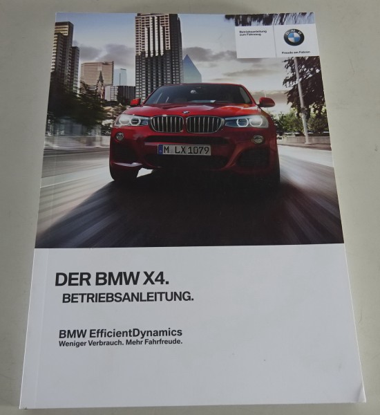 Betriebsanleitung / Handbuch BMW X4 Typ F26 Stand 10/2015