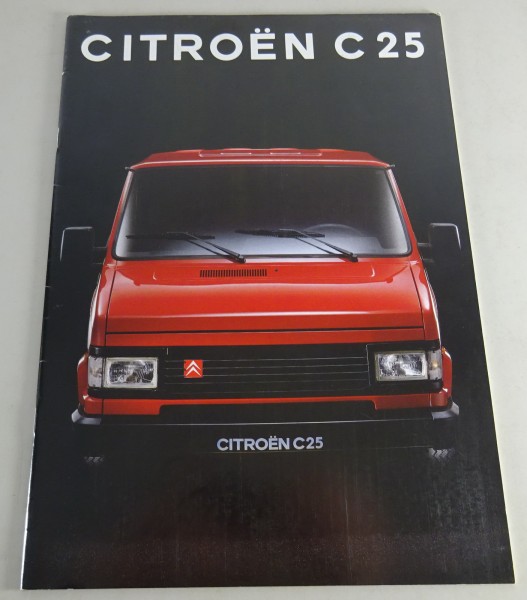 Prospekt / Broschüre Citroën C 25 Kastenwagen Stand 03/1992