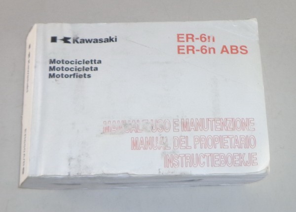 Betriebsanleitung / Handbuch Kawasaki ER-6n / ER-6n ABS Stand 2007