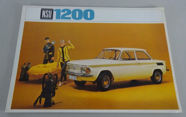 Prospekt / Prospektblatt NSU 1200 / NSU 1200 C Stand ca. 1967 - 1973