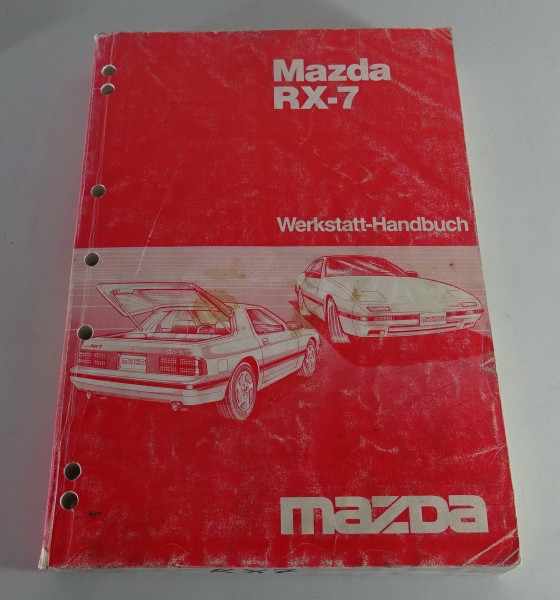 Werkstatthandbuch / Grundhandbuch Mazda RX-7 / RX 7 Typ FC3S Stand 1986
