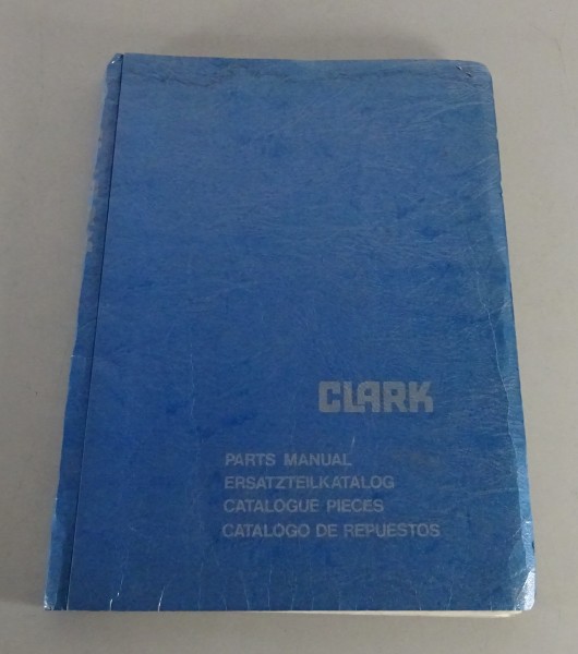 Teilekatalog / Parts Catalog Clark Gabelstapler Forklift EP 138 Stand 04/1967