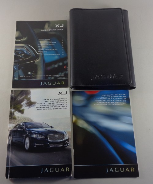 Owner's Manual + Wallet Jaguar XJ Typ X 351 from 2012