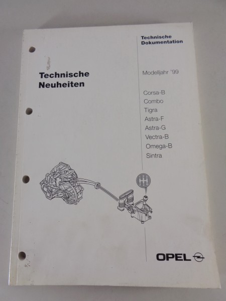Technische Neuheiten und Änderungen Opel Fahrzeuge Modelljahr 1999