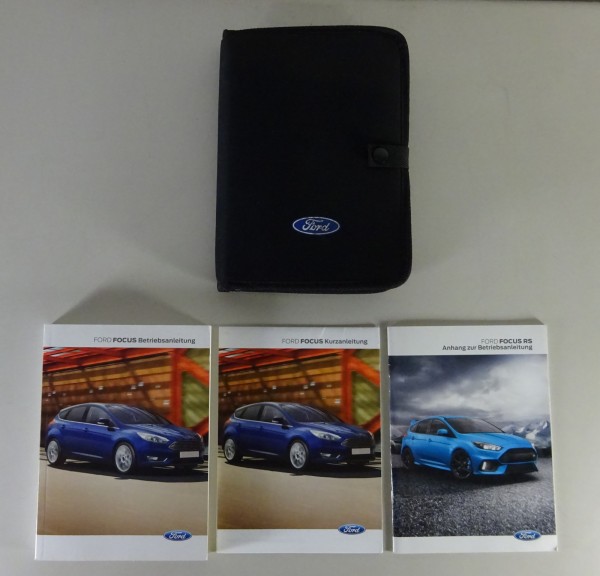 Bordmappe + Betriebsanleitung / Handbuch Ford Focus RS Stand 07/2016