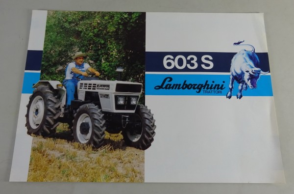 Prospektblatt / Broschüre Lamborghini Trattori R 603 S / 603 DTS - original
