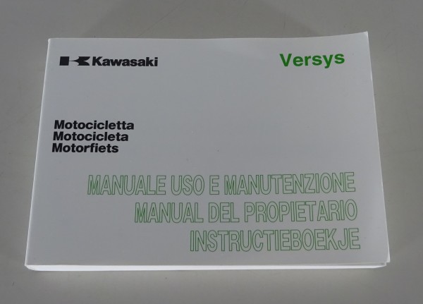 Uso e Manutenzione / Manual del Propietaro Kawasaki Versys KLE 650 A/B 09/2006