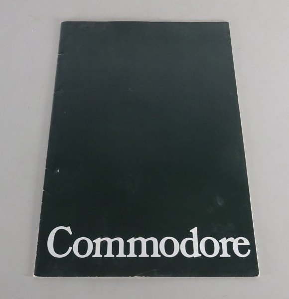 Prospekt / Broschüre Opel Commodore C Stand 09/1978