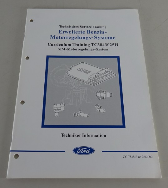 Techniker Information Service Training Ford Fiesta SIM Motorregelungs-Sytem