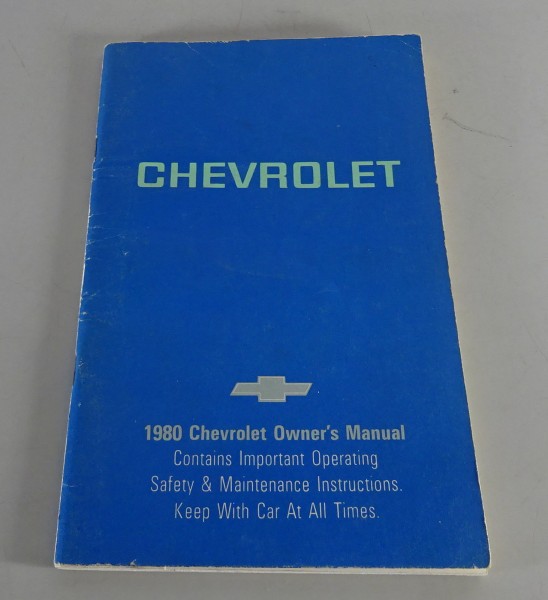 Owner´s Manual Chevrolet Citation / Monza / Malibu / Monte Carlo Stand 1980