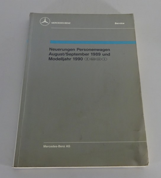 Werkstatthandbuch Mercedes Benz W124 Typen 300 E-24 / TE-24 / CE-24 von 1989