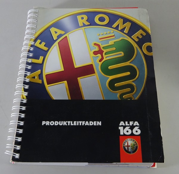 Produktleitfaden / Verkäuferhandbuch Alfa Romeo 166 Stand 09/1998