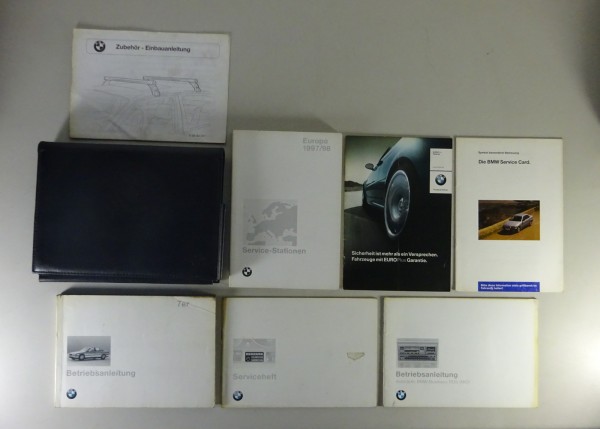 Bordmappe + Betriebsanleitung BMW 7er E38 728 735 740 750 i/iL 725tds von 8/1997