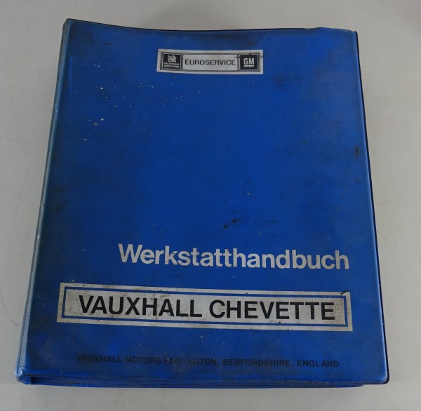 Werkstatthandbuch / Workshop Manual Opel Vauxhall Chevette 1,3 L Stand 11/1977