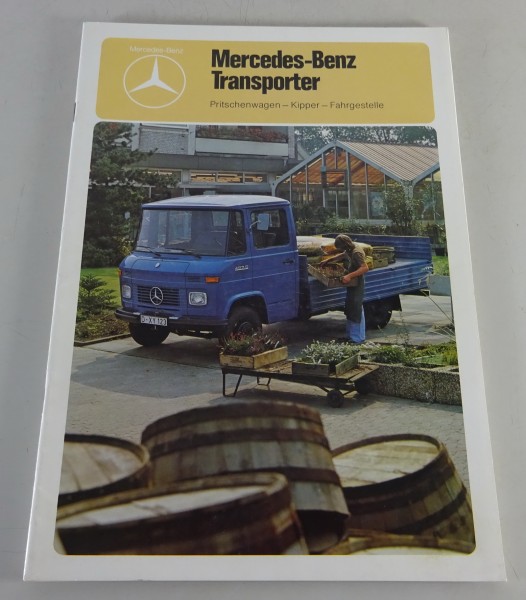 Prospekt / Broschüre Mercedes-Benz T2 Düdo Düsseldorfer Transporter Stand 2/1978