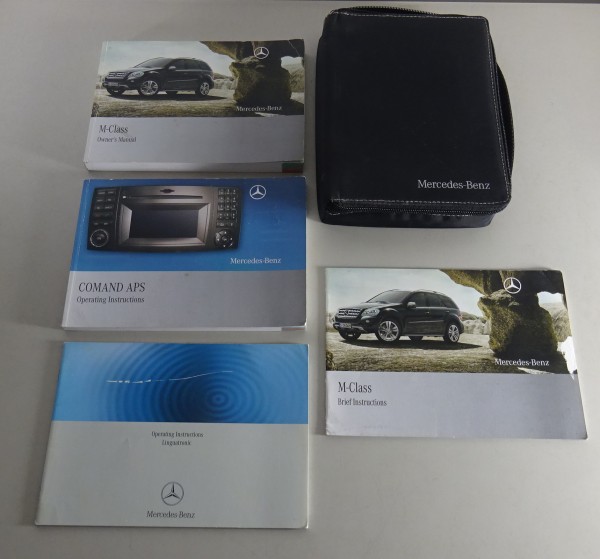 Owner's Manual + Wallet Mercedes M-Class W164 ML 350/500 + 63 AMG + 280 CDi 2008