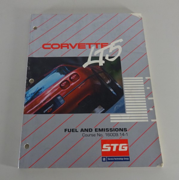 Workshop Manual Chevrolet Corvette C4 Fuel and Emissions from 09/1989