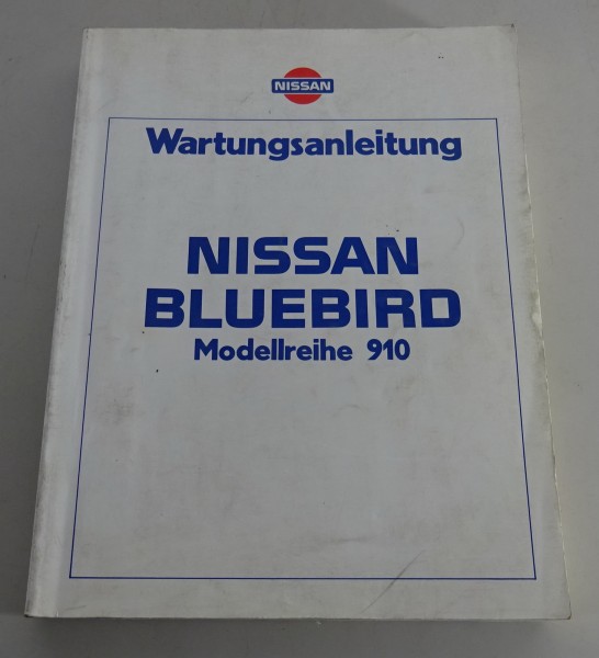 Werkstatthandbuch Wartungsanleitung Datsun Bluebird Modellreihe 910 Stand 1980
