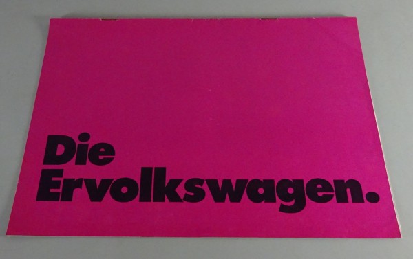Prospekt Erfolgswagen VW Käfer 1300 + Cabrio, Karmann Ghia, 1600, 411 E, Variant