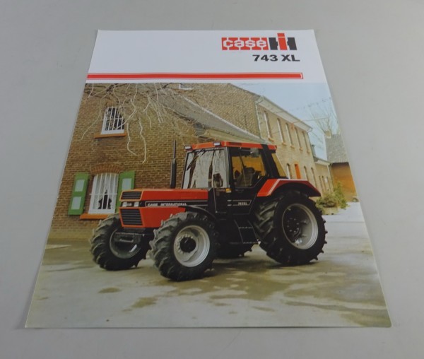 Prospektblatt / Datenblatt Case IH Traktor 743 XL Allrad