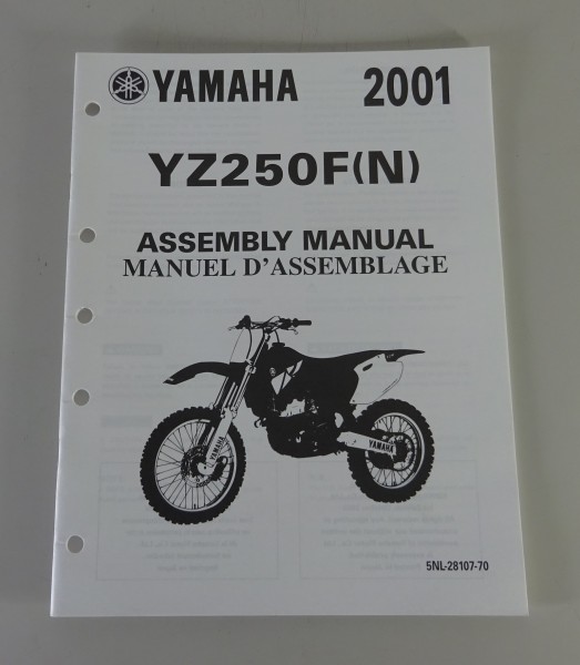 Montageanleitung / Manuel d´Assemblage Yamaha YZ 250 F (N) von 2001