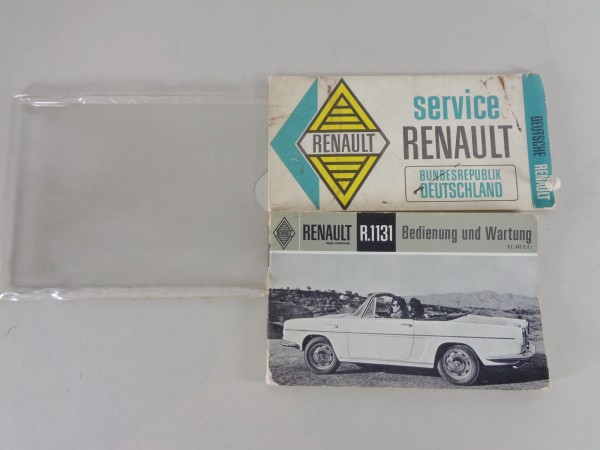 Bordmappe + Betriebsanleitung Renault Caravelle / Floride Cabrio + Coupé R.1131