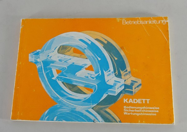 Betriebsanleitung / Handbuch Opel Kadett C von 11/1977