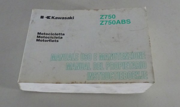 Betriebsanleitung / Handbuch Kawasaki Z750 / Z750ABS Stand 2007