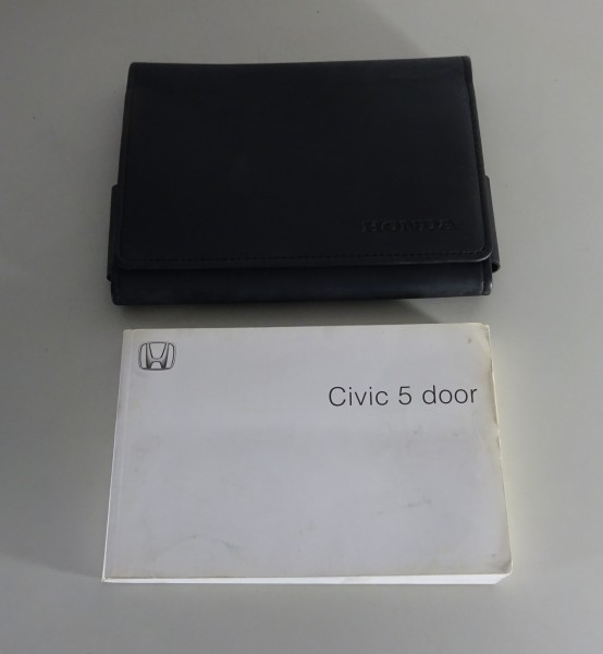 Owner's Manual / Handbook + Wallet Honda Civic 5 door from 2007