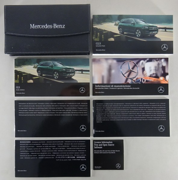 Cartella di bordo con istruzioni d´uso Mercedes Benz GLS Tipo X167 dal 2020