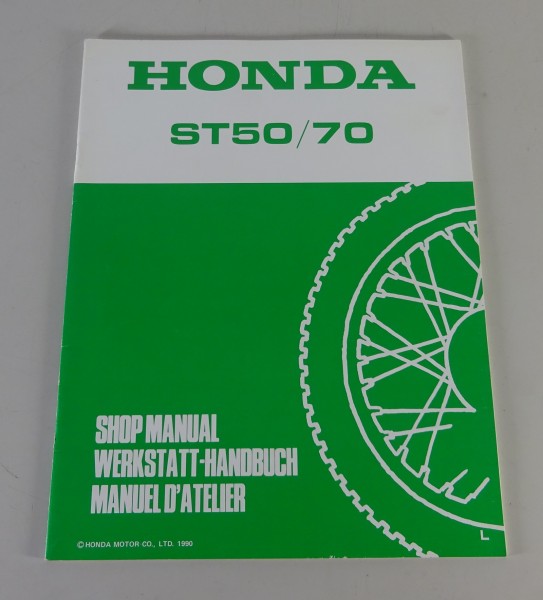 Werkstatthandbuch Ergänzung Workshop Manual Supplement Honda DAX ST 50 70 v.1990