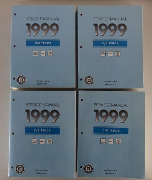 Workshop Manual 4 Volumes Chevrolet / GMC C/K Truck / Pick Up from 1999