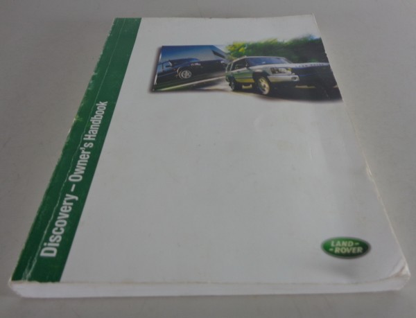 Betriebsanleitung / Handbuch Land Rover Discovery II Stand 2002 englisch