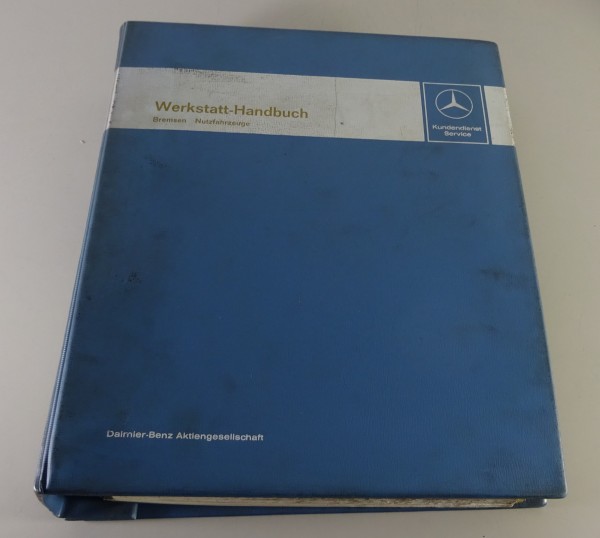Werkstatthandbuch Mercedes LKW Bremsen LP 608 - 2624 Werk Wörth ab Baujahr 1967