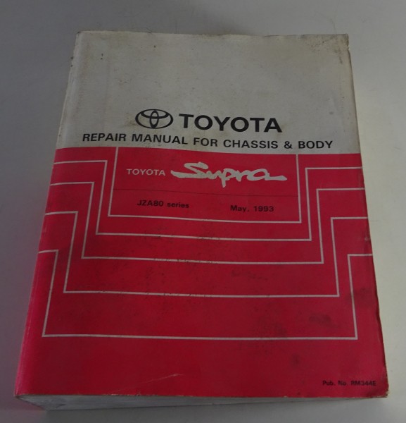 Workshop Manual / Service Manual Toyota Supra JZA80 series from 05/1993
