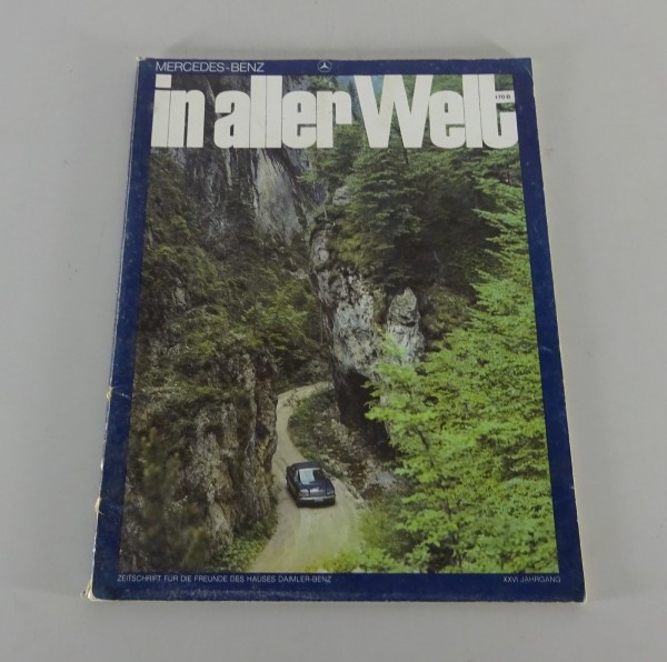 Magazin „Mercedes-Benz in aller Welt“ Vorstellung W126 Ausgabe 02/1981