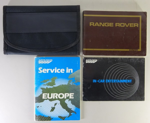 Bordmappe + Betriebsanleitung Range Rover Classic 3,5l V8 Stand 4/1985 | Deutsch