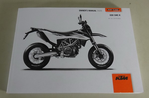 Owner´s Manual / Handbook KTM 690 SMC R model year 2020 from 10/2019