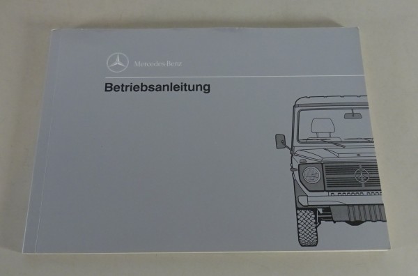 Betriebsanleitung Mercedes Benz W461 G-Modell 230 GE / 290 GD von 02/1992