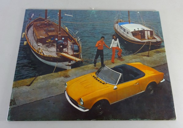 Showroom-Bild / Schauraumbild Fiat 124 Spider - original
